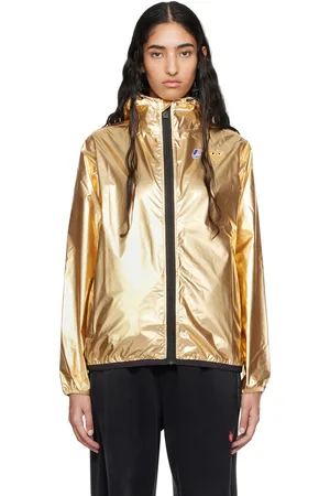 Comme des Garçons PLAY Gold K-Way Edition Emblem Rain Jacket