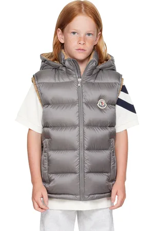 Moncler Kids Gray Zibiah Down Vest