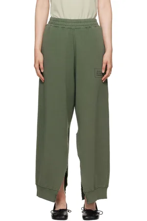 Maison Margiela Khaki Vented Sweatpants