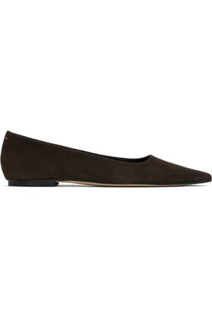 Aeyde Brown Cassy Ballerina Flats