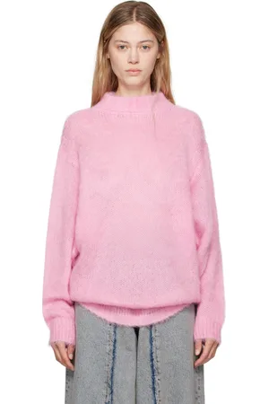 Maison Margiela Pink Brushed Knit Sweater