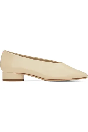 Aeyde Off-White Delia Ballerina Flats