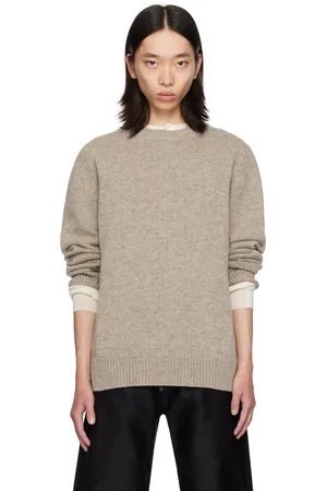 Maison Margiela Beige Shetland Wool Sweater