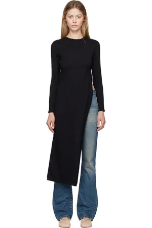 Maison Margiela Black Slit Dress