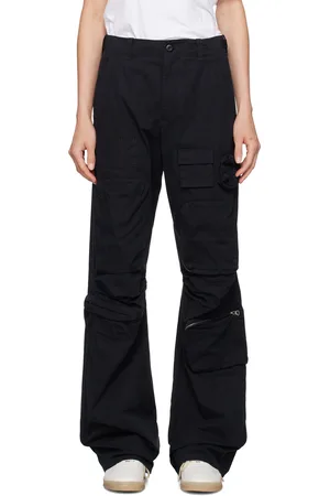 Maison Margiela Black Cotton Cargo Pants