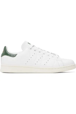 DIME White & Khaki adidas Originals Edition Stan Smith Sneakers
