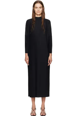 Max Mara Black Faraone Midi Dress