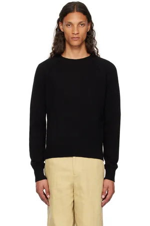 DRIES VAN NOTEN Black Raglan Sweater