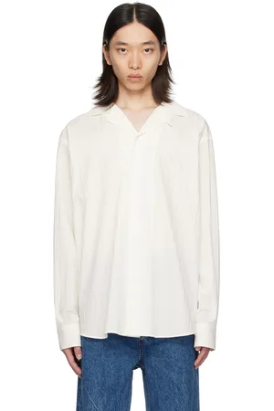 Rohe White Oversized Camp Collar Shirt