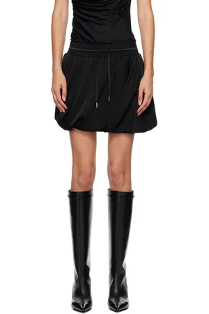 Helmut Lang Black Bubble Miniskirt