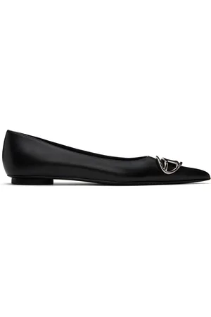 Diesel Black D-Venus Ballerina Flats