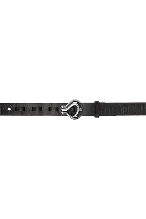 ENGINEERED GARMENTS Black Hoof Pick Belt