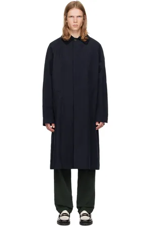 A.P.C. Navy Gaspard Rain Coat