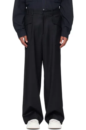 BARENA Navy Caorloto Flan Trousers