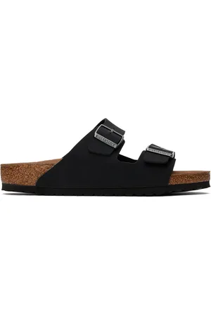 Birkenstock Black Regular Arizona Vegan Sandals