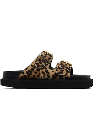 Isabel Marant Beige & Brown Lennya Sandals