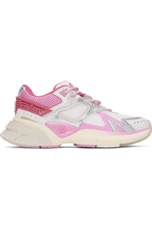AMIRI Pink & Silver MA Runner Sneakers