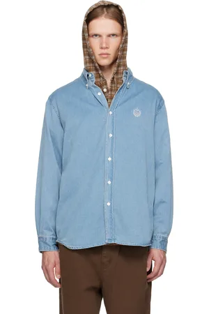 DUNST Blue Classic Boyfriend Denim Shirt