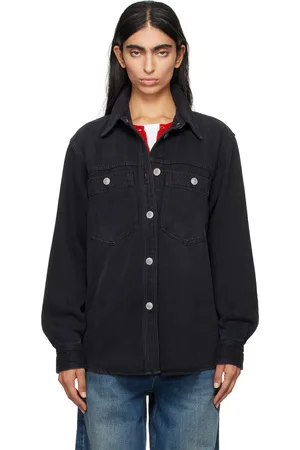 Isabel Marant Black Talbot Denim Shirt