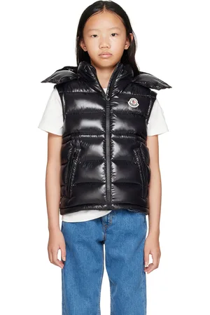 Moncler Kids Black Ania Down Vest