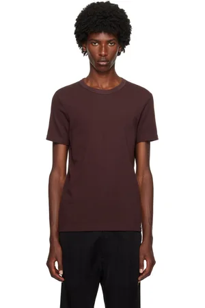 Tom Ford Brown Crewneck T-Shirt