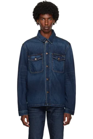 Tom Ford Blue Faded Denim Jacket