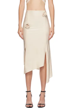 COPERNI Off-White Flower Midi Skirt