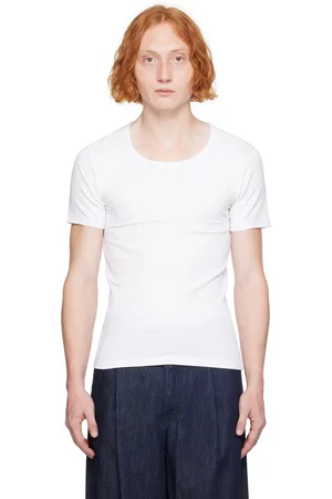 DRIES VAN NOTEN White Crewneck T-Shirt