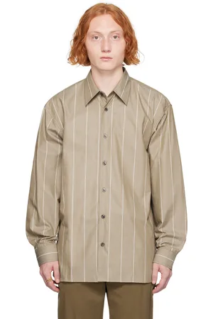 DRIES VAN NOTEN Brown Stripes Shirt