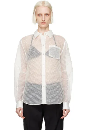 Helmut Lang White Bubblewrap Shirt