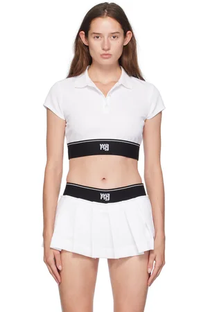 Alexander Wang White Cheerleader Polo