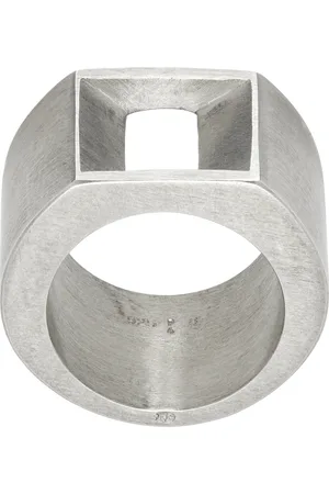 PARTS OF FOUR Silver Crescent Plane Gateway Ring