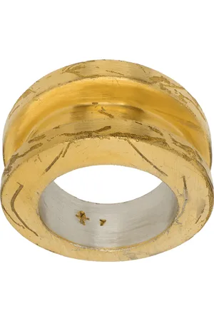 PARTS OF FOUR Gold Narrow Chasm v2 Ring