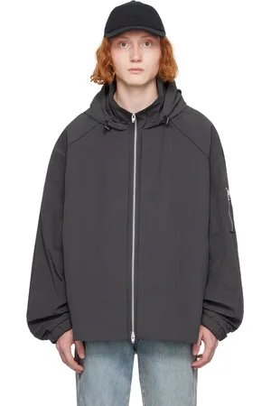 JUUN.J Gray Stand Collar Jacket