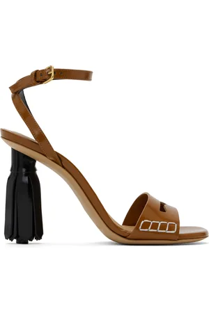 J.W.Anderson Tan Tassel Heeled Sandals