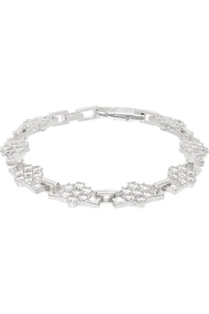 Hatton Labs Silver & White Daisy Bracelet