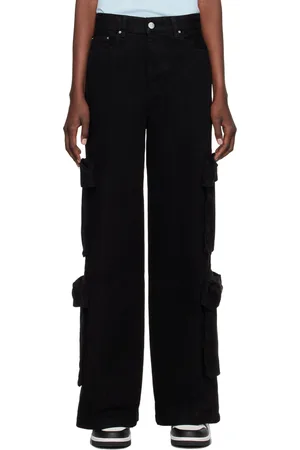 AMIRI Black Baggy Cargo Jeans