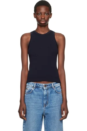Max Mara Navy Amburgo Tank Top
