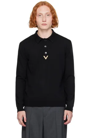 VALENTINO Black Hardware Polo