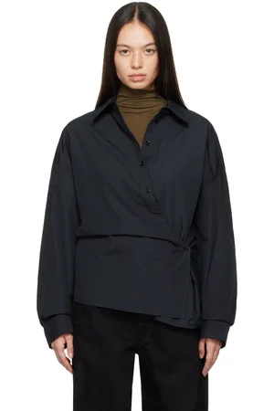 LEMAIRE Black Twisted Shirt