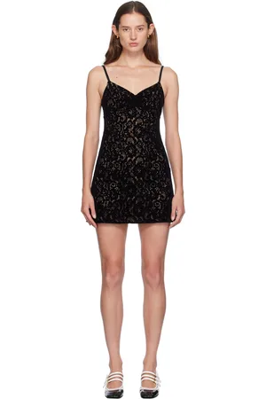 Moschino Black Cotton Minidress
