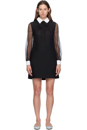 VALENTINO Black Couture Minidress