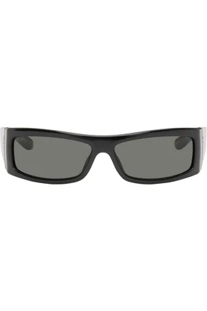 Gucci Black Rectangular Sunglasses