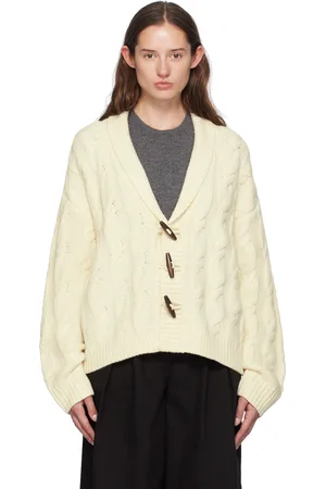 THE GARMENT Off-White Como Cable Cardigan