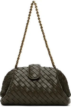 Bottega Veneta Khaki Teen Lauren 1980 Clutch