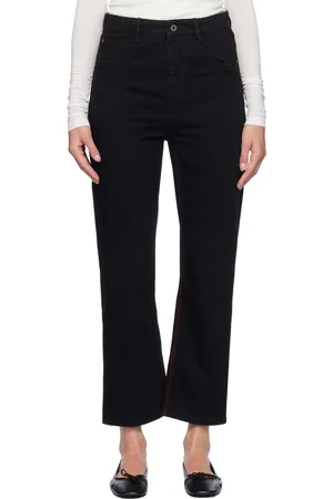 Fax Copy Express Red Stitch Straight-Leg Jeans