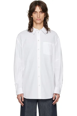 Helmut Lang White Apex Oversized Shirt