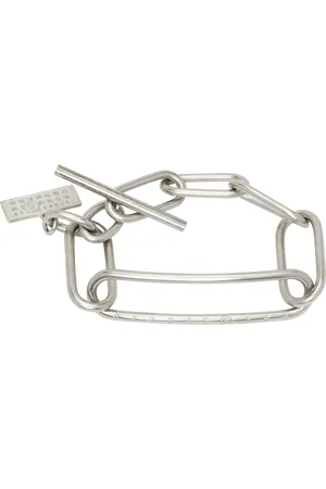 Maison Margiela Silver Elongated Bracelet