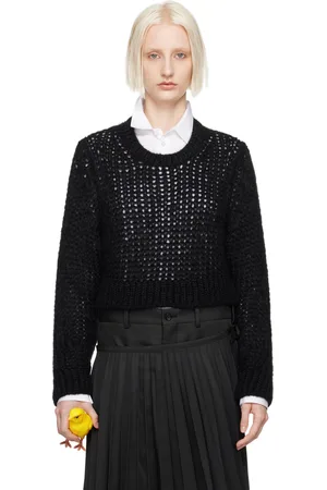 Comme des Garçons Black Open Knit Sweater