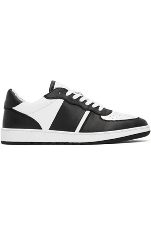 Collegium Black & White Pillar Destroyer Low Sneakers